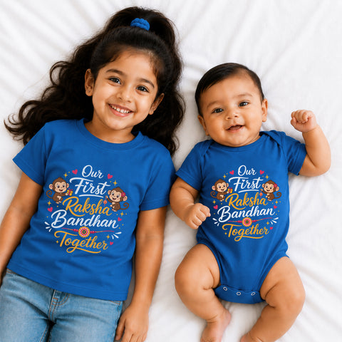 Our first Raksha bandhan together t shirts