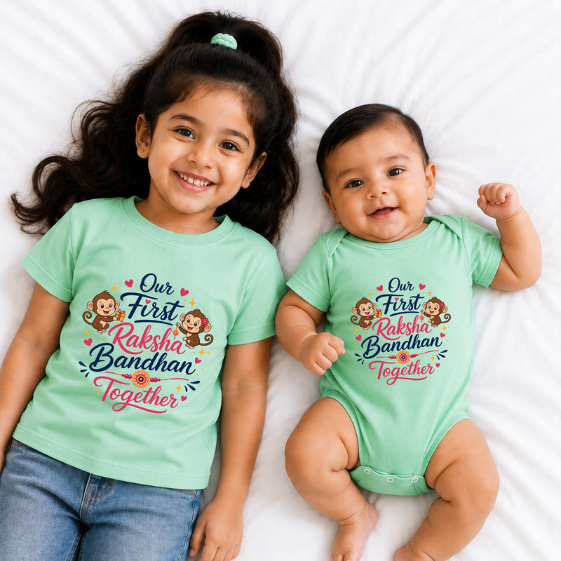 Our first Raksha bandhan together t shirts