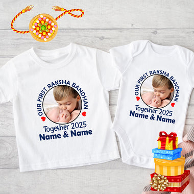 Our First Raksha Bandhan Together T-shirts