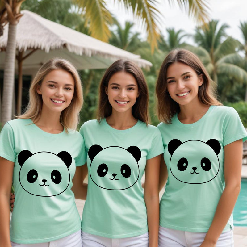 Cute Panda family t-shirts