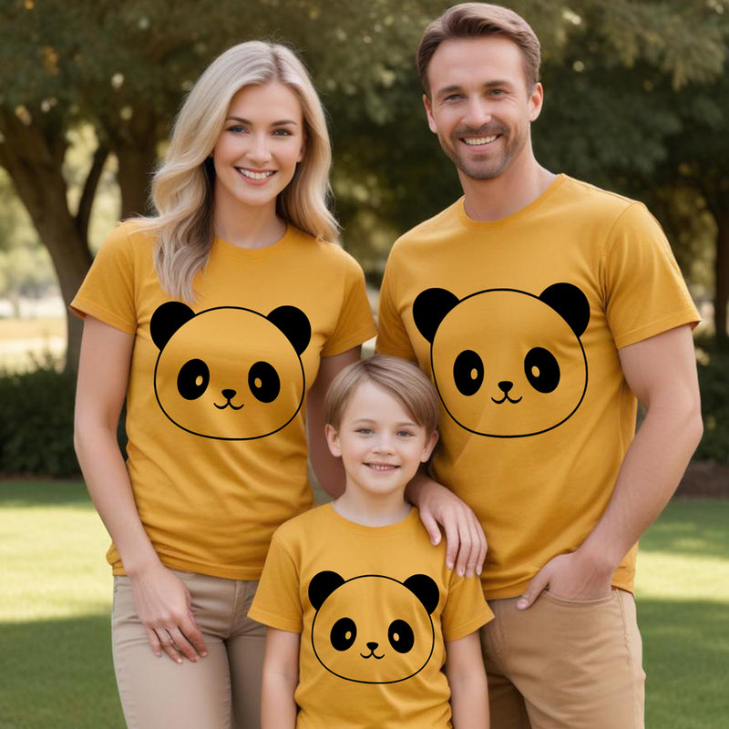 Cute Panda family t-shirts