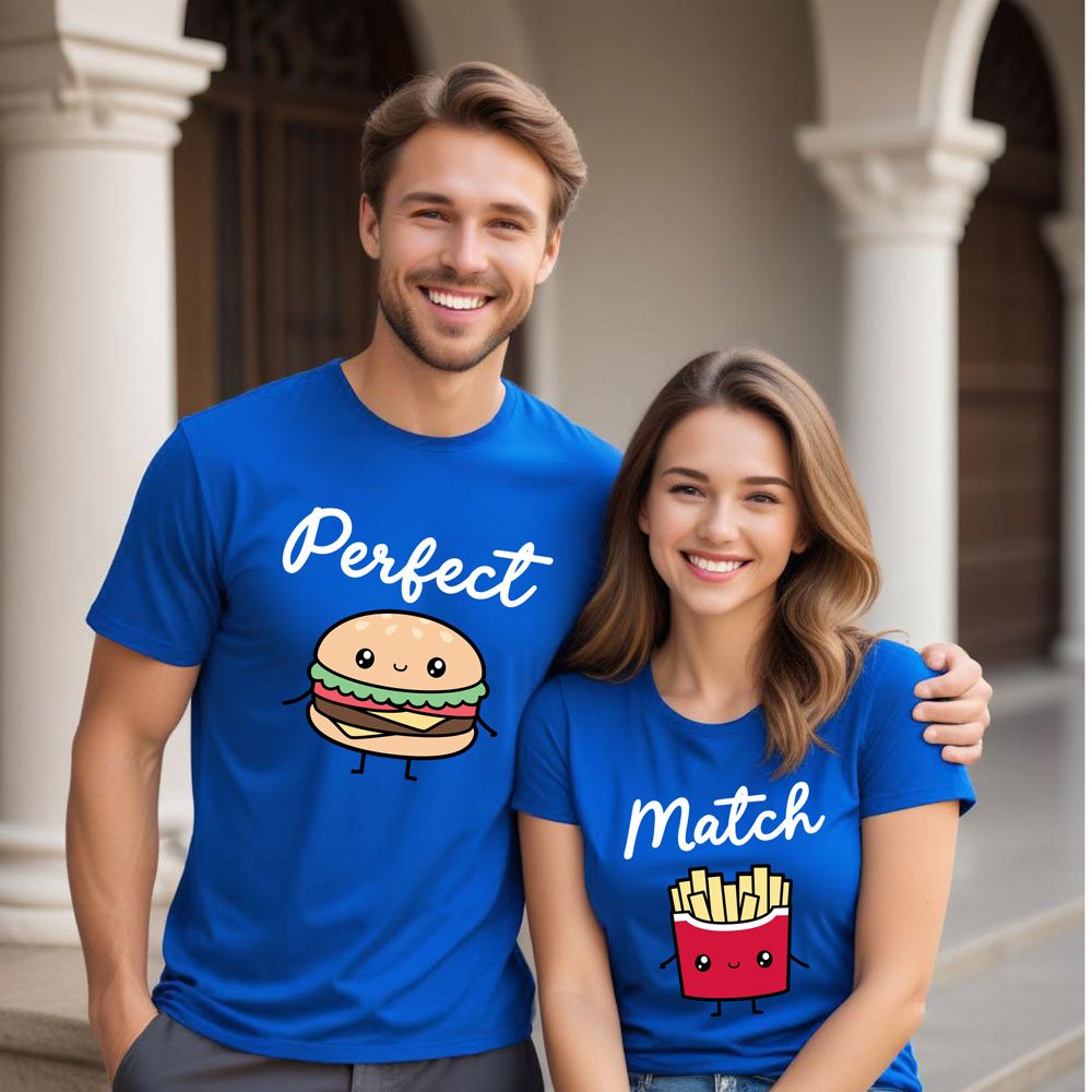 PERFECT MATCH COUPLE T-SHIRTS