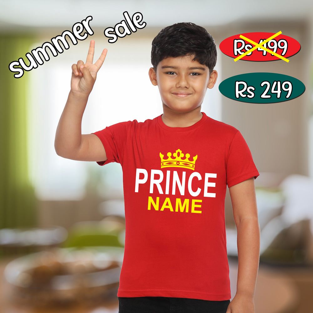 prince t shirts for boys | boys name customize tees – GFASHION