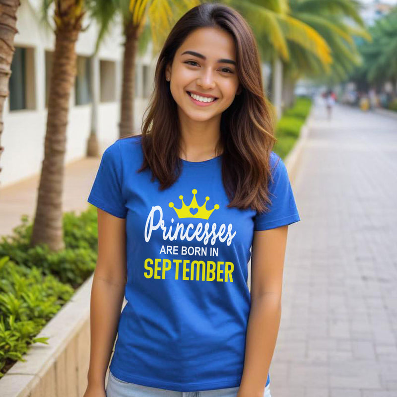 Princess Born in Birthday month customize tshirts