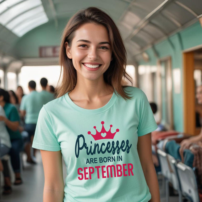 Princess Born in Birthday month customize tshirts