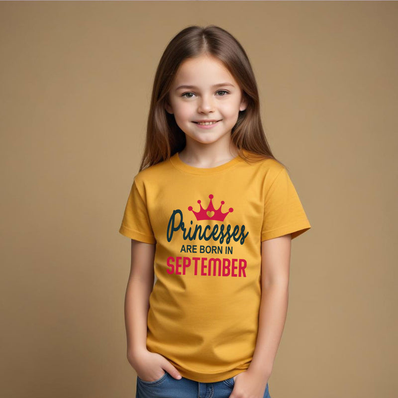 Princess Born in Birthday month customize tshirts