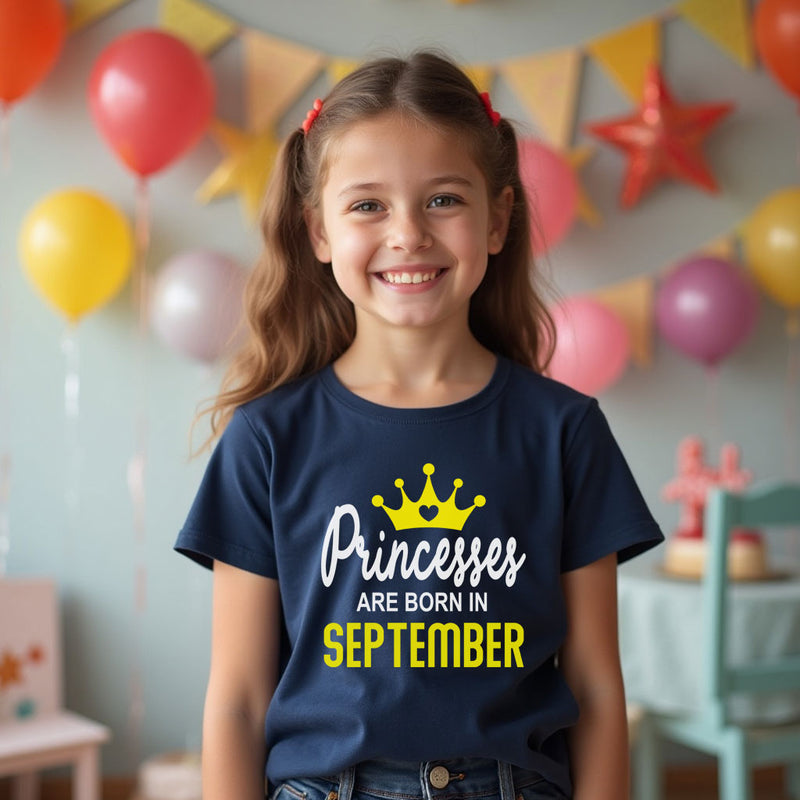 Princess Born in Birthday month customize tshirts