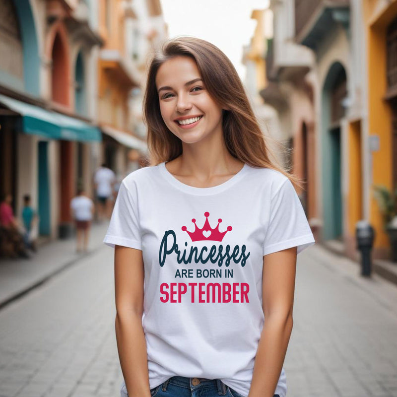 Princess Born in Birthday month customize tshirts