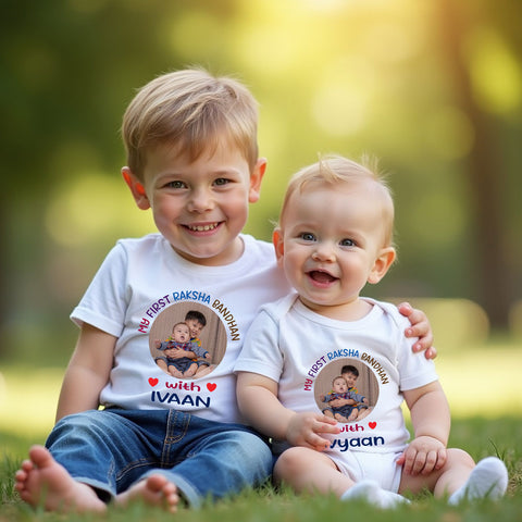 First Raksha Bandhan Customize T-shirts