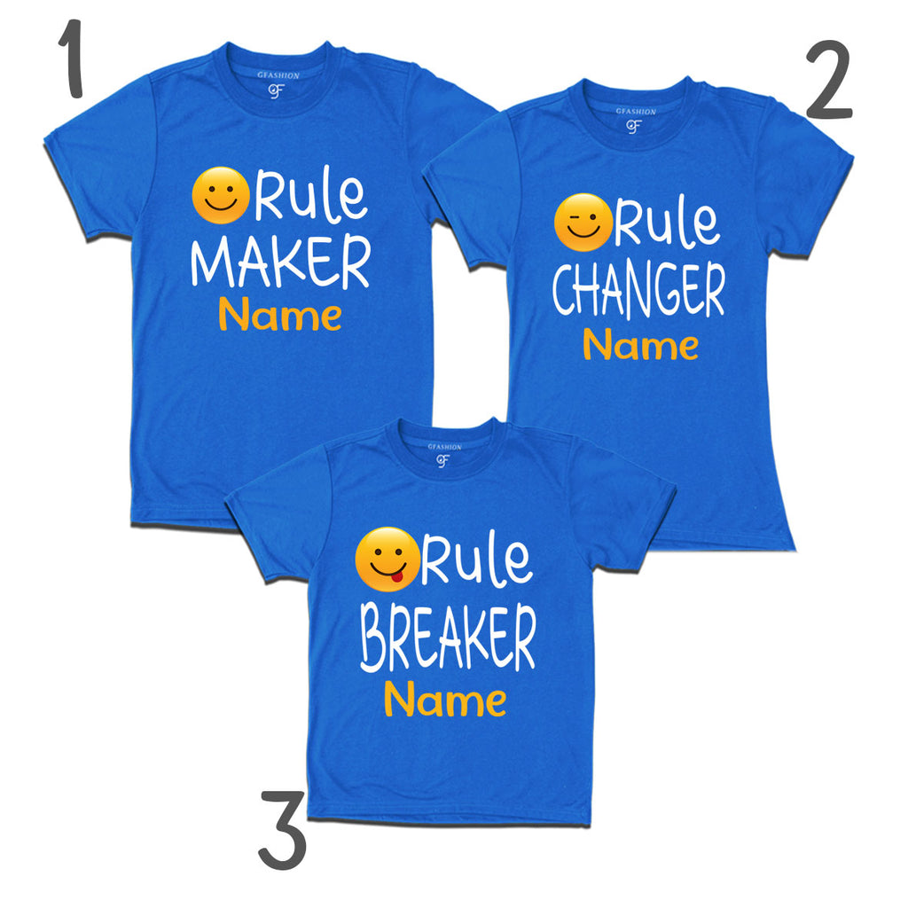 Rule Maker Breaker Changer Tees Set of 3