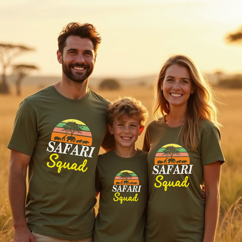 Safari Squad T-shirts safari vacation t-shirts