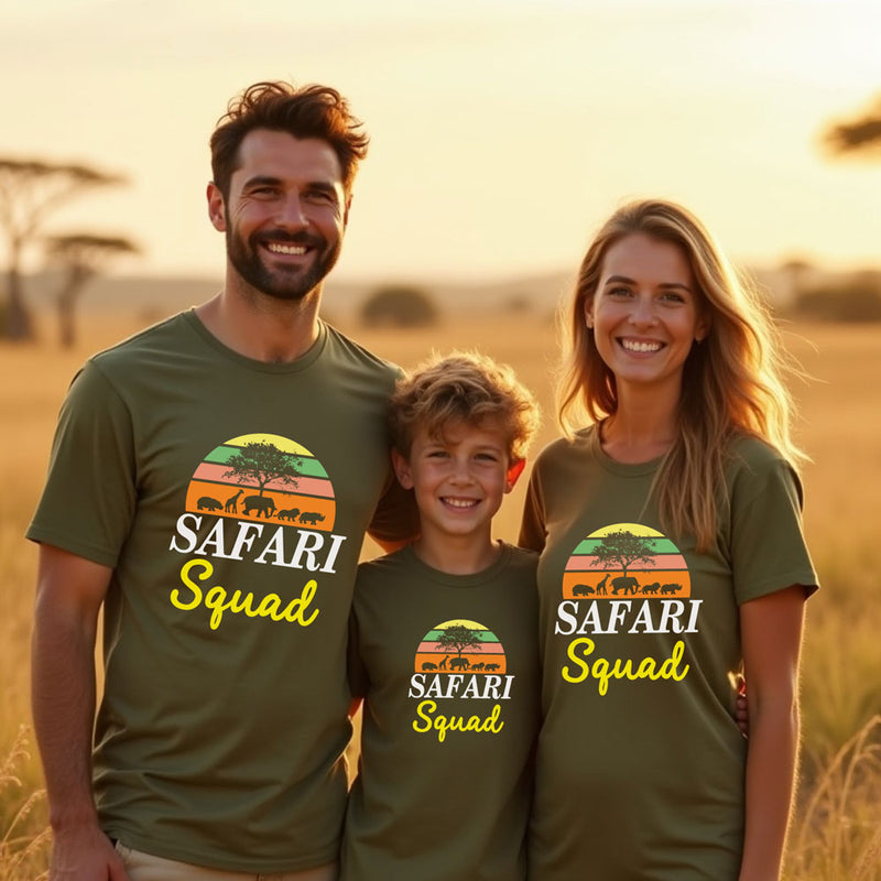 Safari Squad T-shirts safari vacation t-shirts