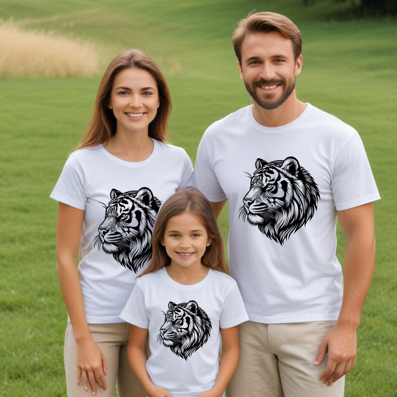 Safari Vacation T-shirts Tiger Print