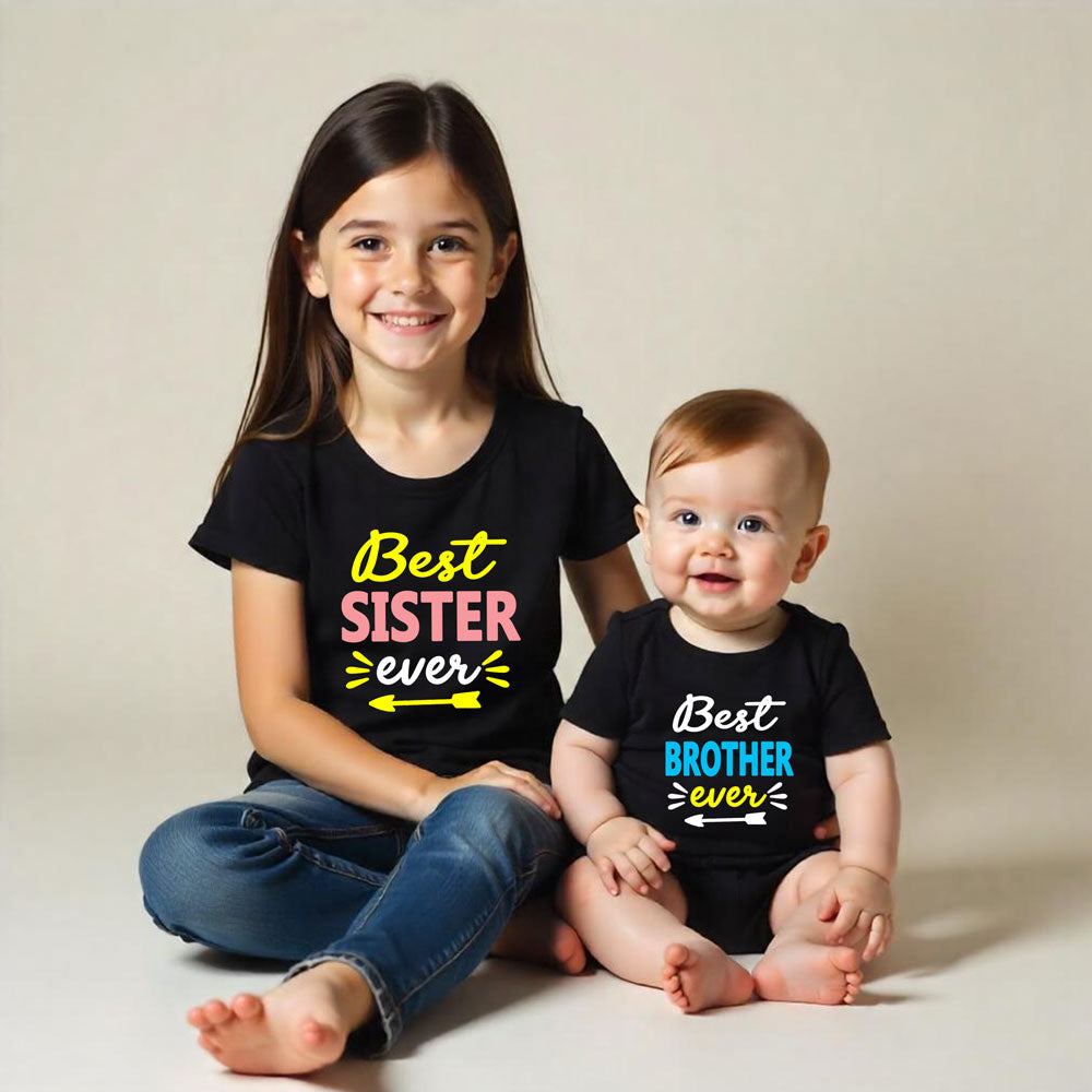 Best Sister ever best Brother ever customize tees