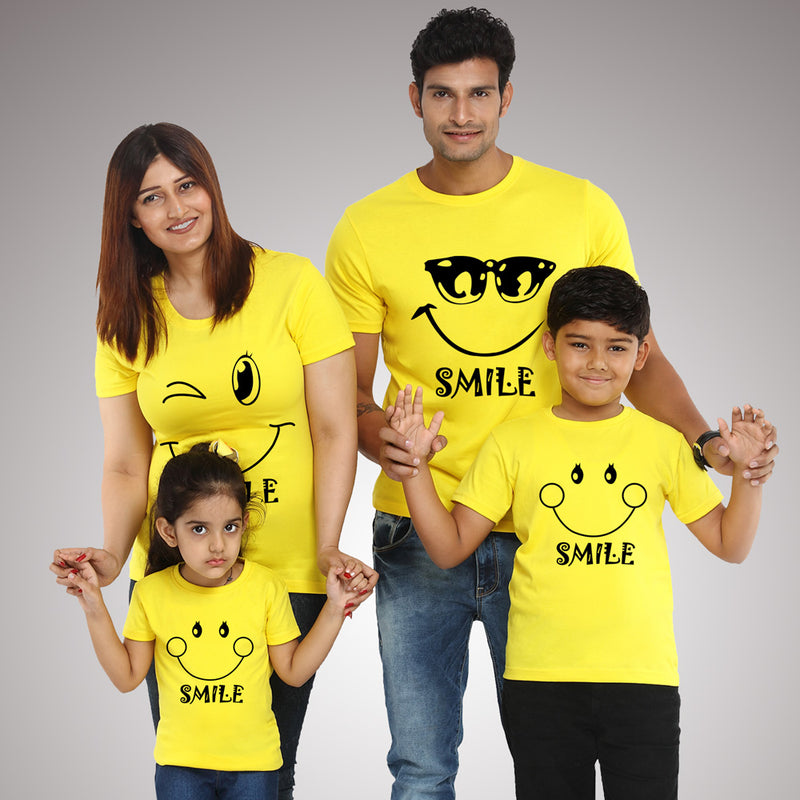Smile Family Matching t-shirts
