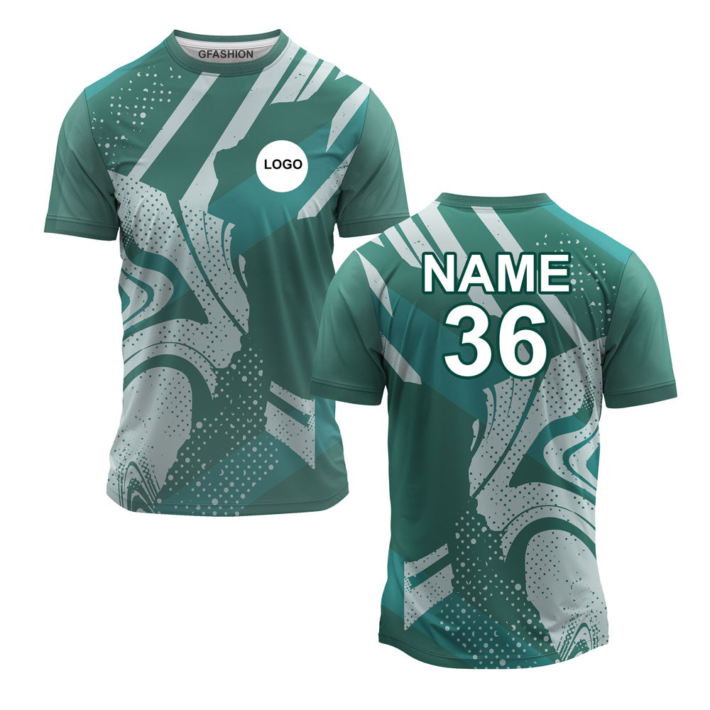Green Grey Sports Jersey