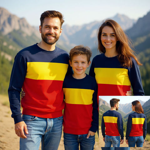 Color Block Matching Sweatshirts