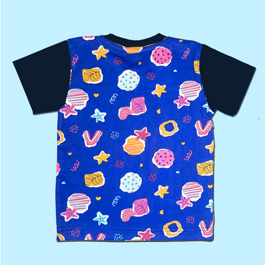 summer time all over printed tees for kids