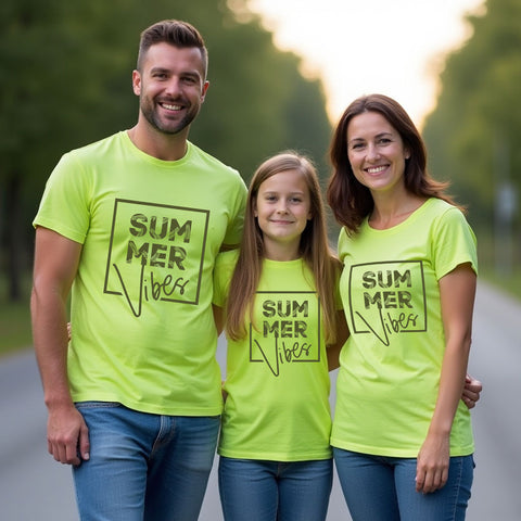 summer vibes vacation group tees