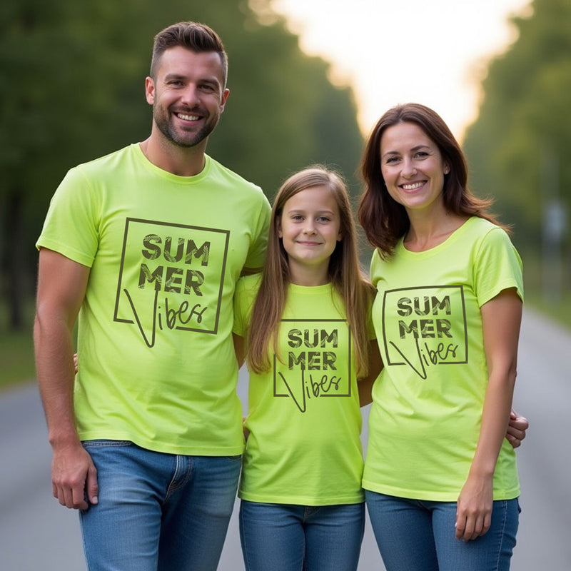 summer vibes vacation group tees