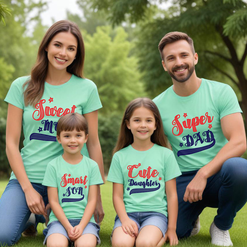 Super-Sweet-Smart-Cute Family T-shirts