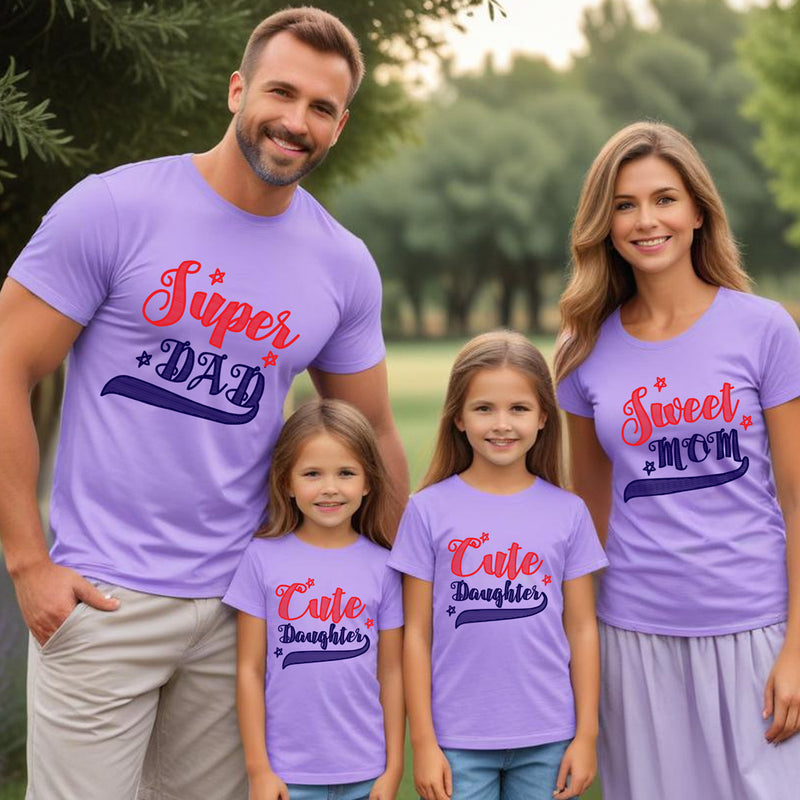 Super-Sweet-Smart-Cute Family T-shirts