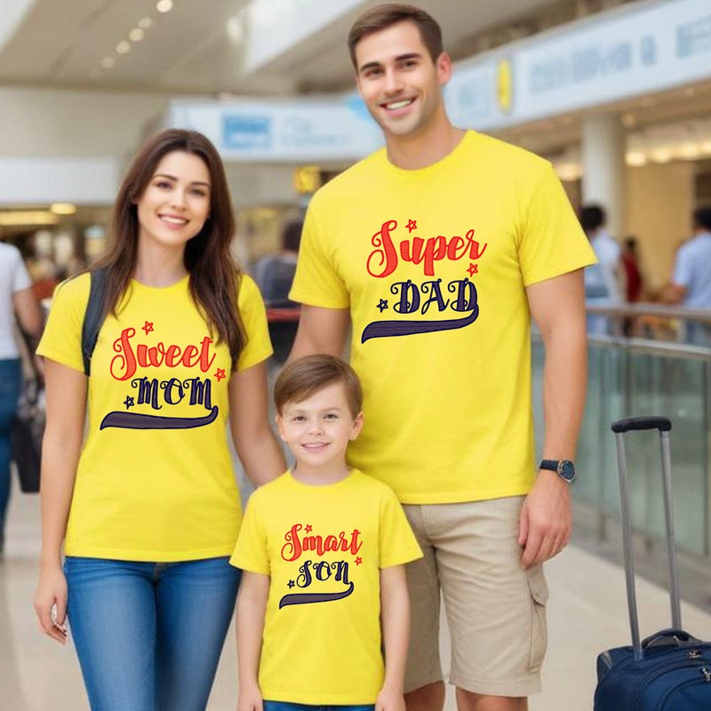 Super-Sweet-Smart-Cute Family T-shirts