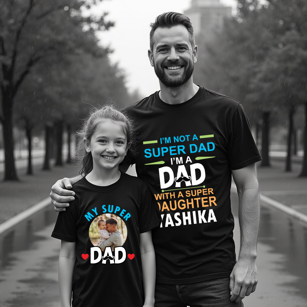Super Dad Super daughter tees