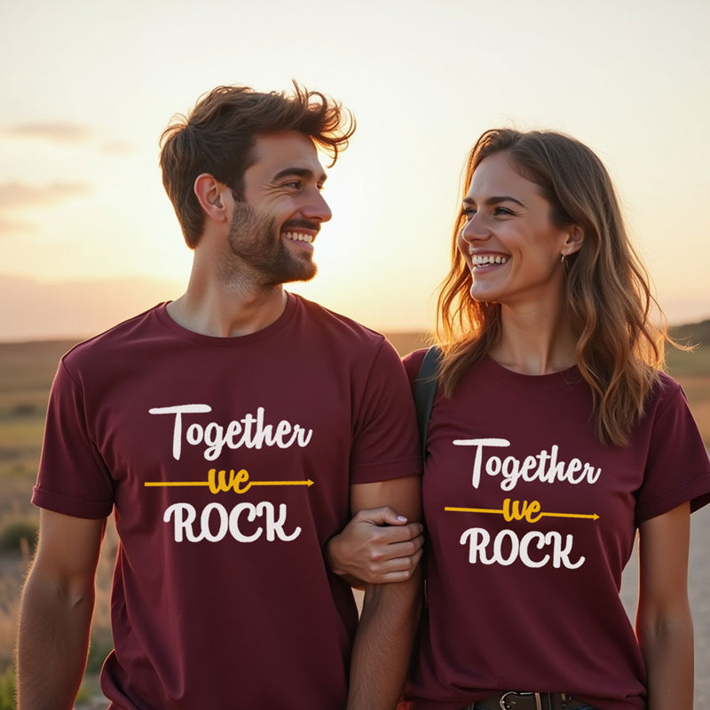 Together We Rock t-shirts for friends group