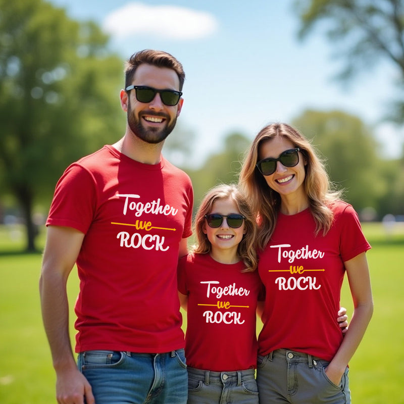 Together We Rock t-shirts for friends group