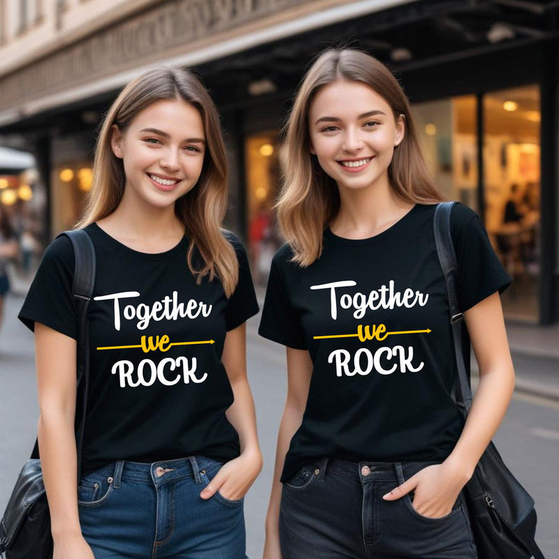 Together We Rock' women's t-shirts