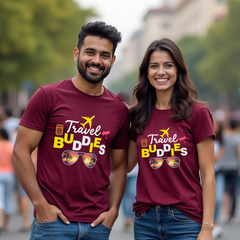 Travel Buddies-Friends Group T-shirts
