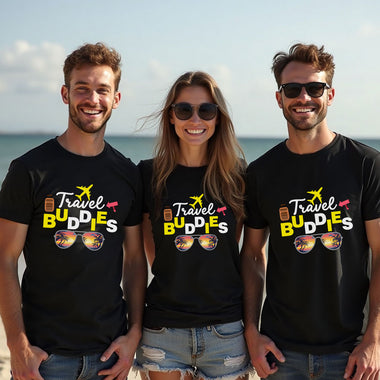 Travel Buddies-Friends Group T-shirts