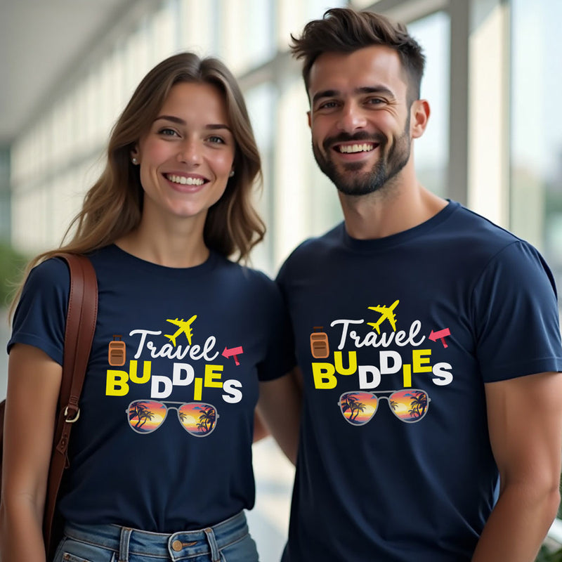 Travel Buddies-Friends Group T-shirts
