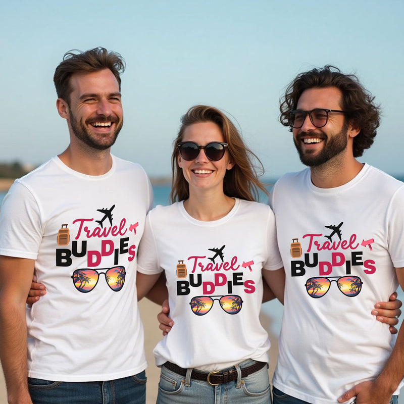 Travel Buddies-Friends Group T-shirts