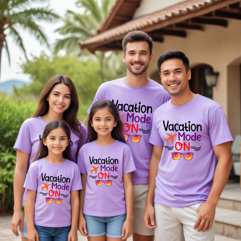 Vacation mode on -family T-shirts friends t-shirts