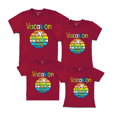 Vacation mode on-Family friends t shirts