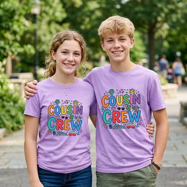 Matching "Cousin Crew" Family Vacation T-Shirts