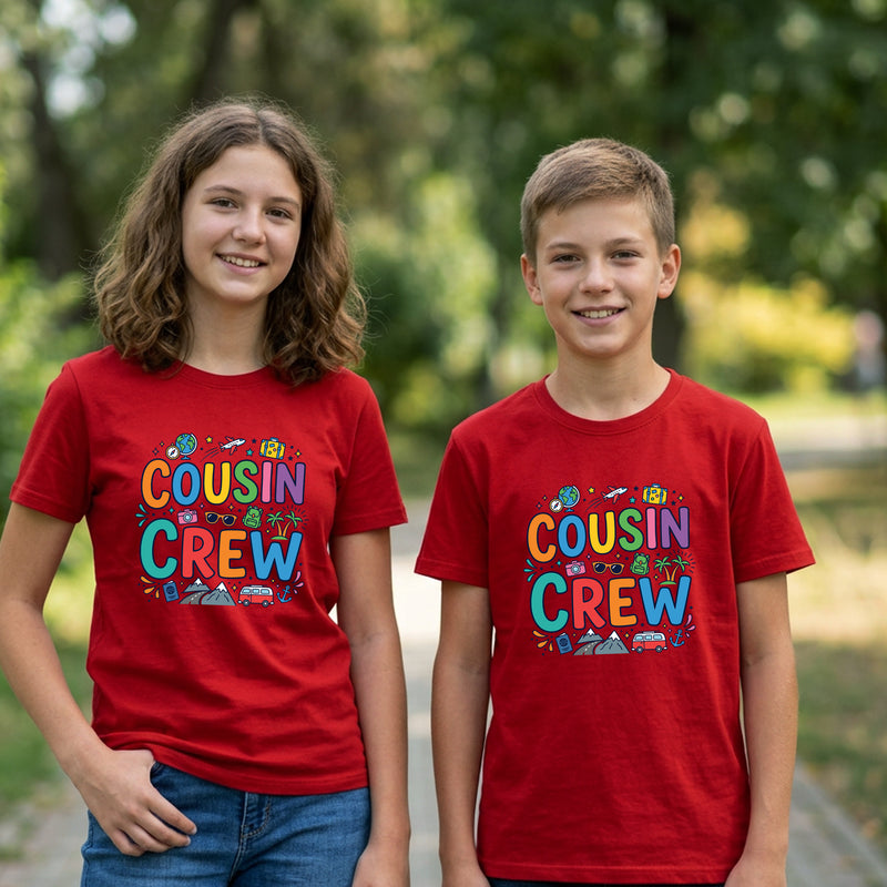 Matching "Cousin Crew" Family Vacation T-Shirts