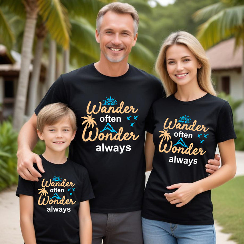 Wander often Wonder Always tshirts