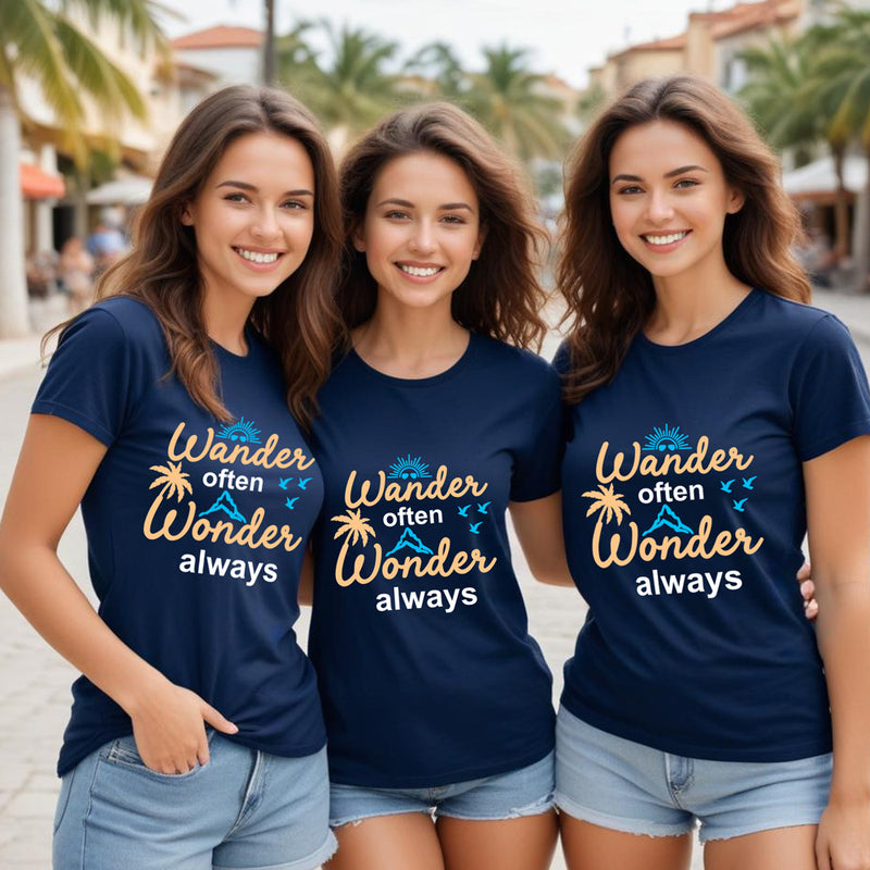 Wander often Wonder Always tshirts