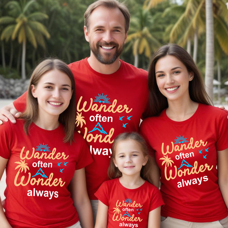 Wander often Wonder Always tshirts