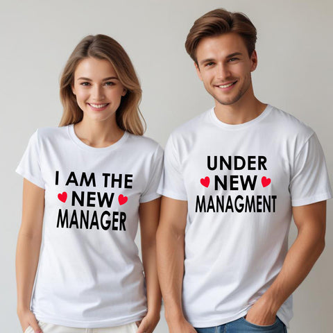 Couple T-shirt New Management