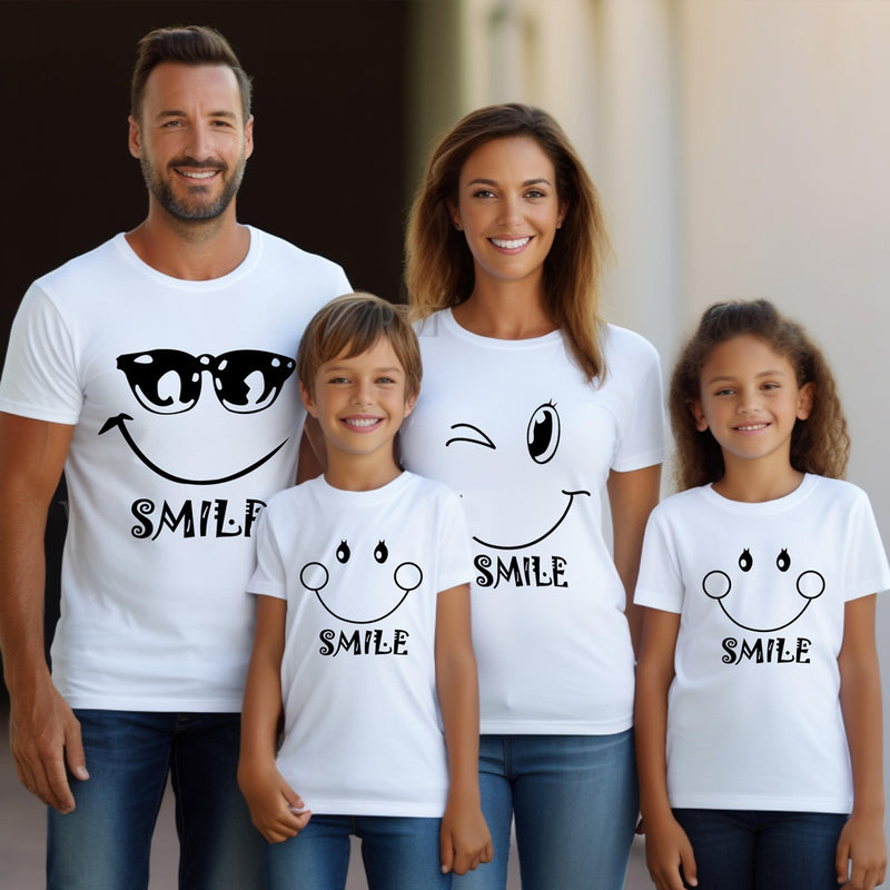 Smile Family Matching t-shirts