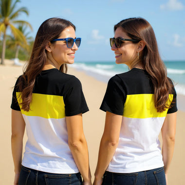 Color Block tshirts for womens