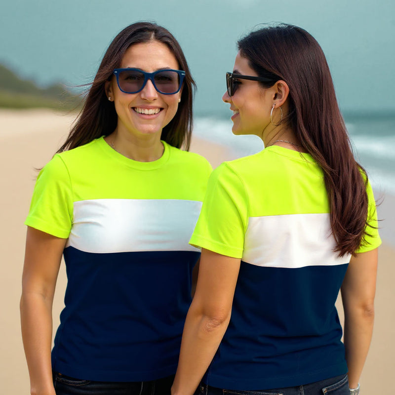 Color Block tshirts for womens
