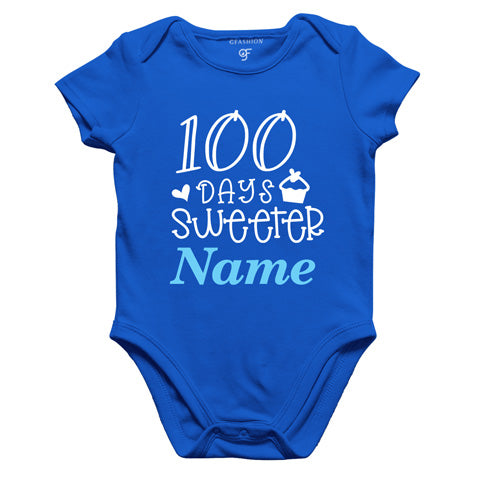 gfashion 100 days sweeter rombers-blue