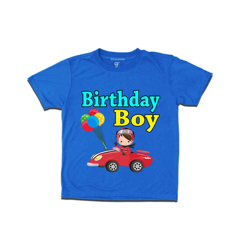 Car Racer Birthday Boy T-shirt