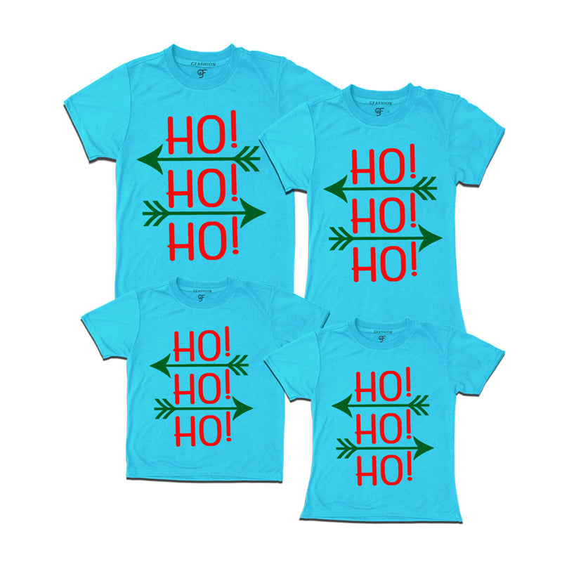 Ho Ho Ho Christmas Shirts set of 4-5