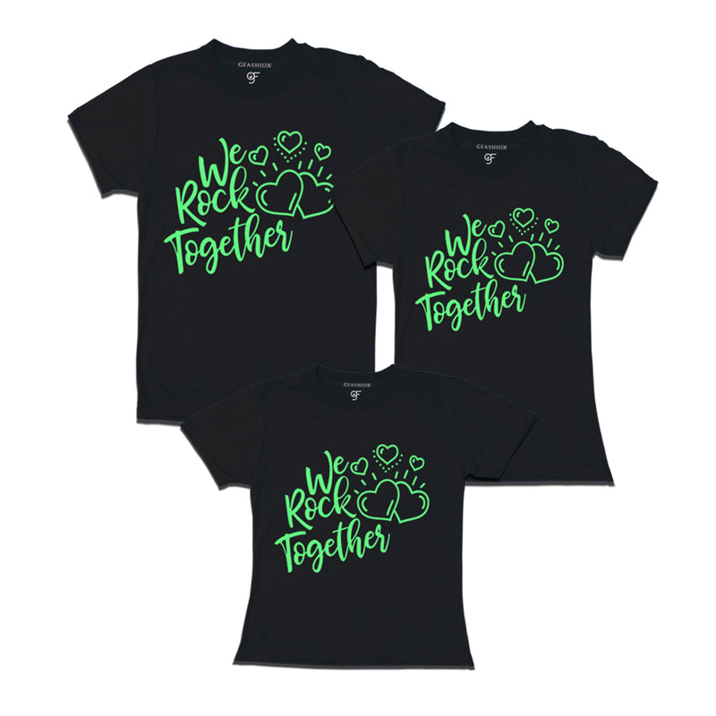 buy we rock together for family tees for daddy mommy daughter online